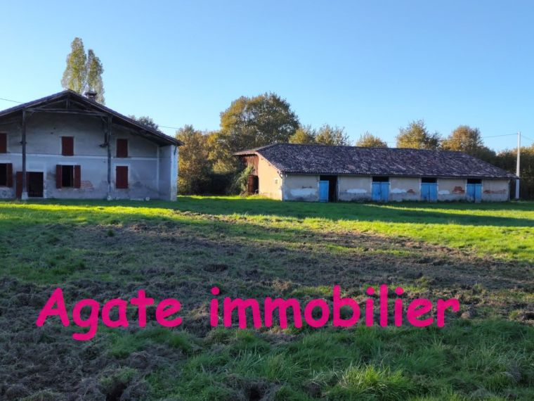 MAISON EN PIERRE TYPE LANDAISE PROCHE BAZAS