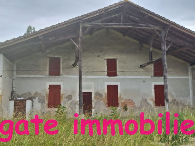 MAISON EN PIERRE TYPE LANDAISE PROCHE BAZAS