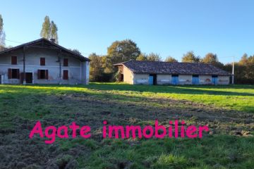 MAISON EN PIERRE TYPE LANDAISE PROCHE BAZAS